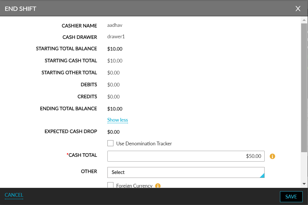 A screenshot of a cash register

Description automatically generated